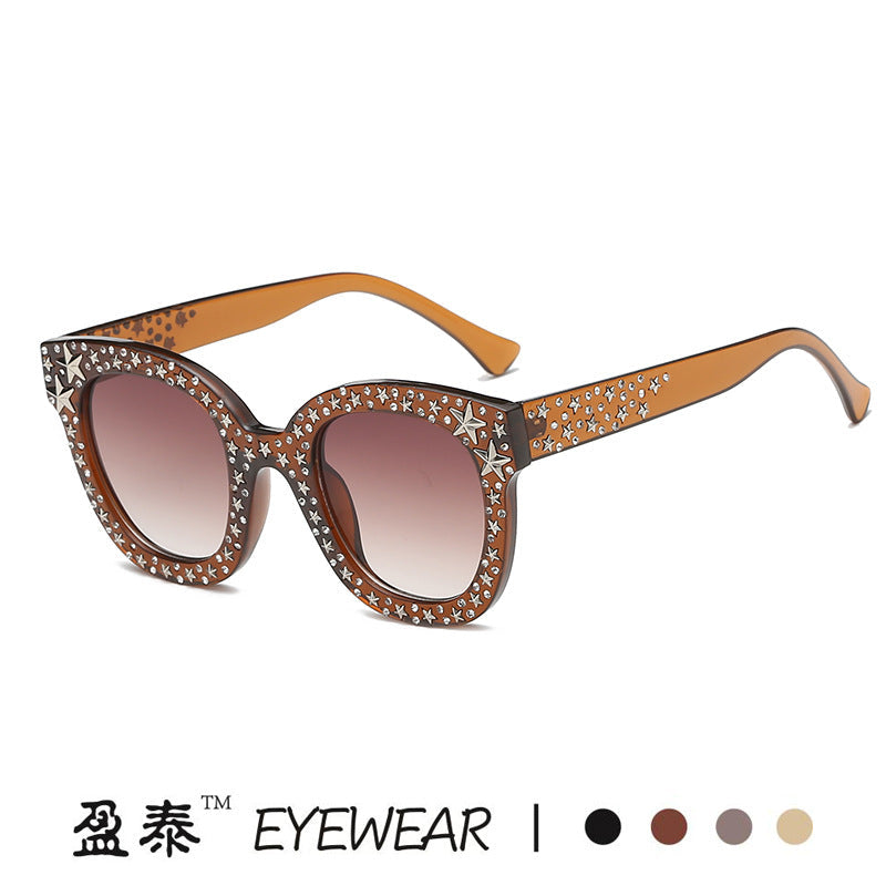 Ladies extravagant Cat-Eye sunglasses with dazzling rhinestone embellishments Kalsten