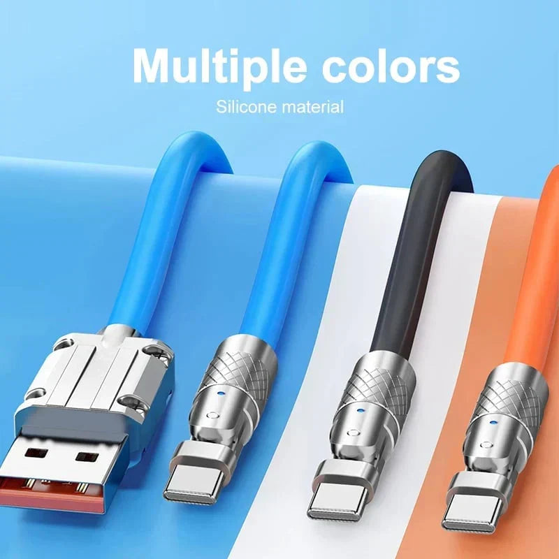 180° rotatable quick charger cable | Kalsten