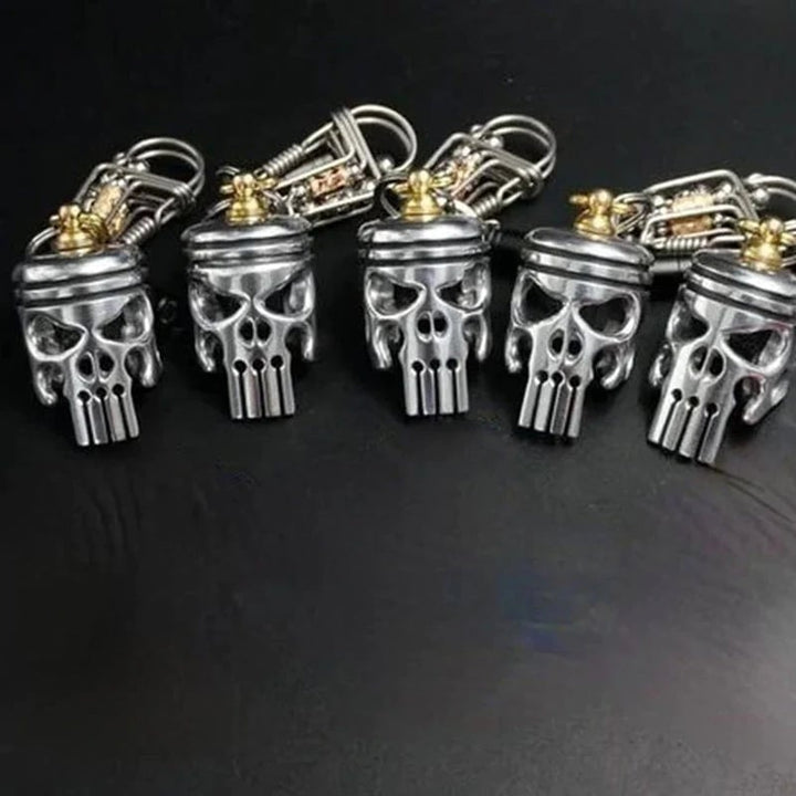 Kalsten | Piston Art Skull Keychain