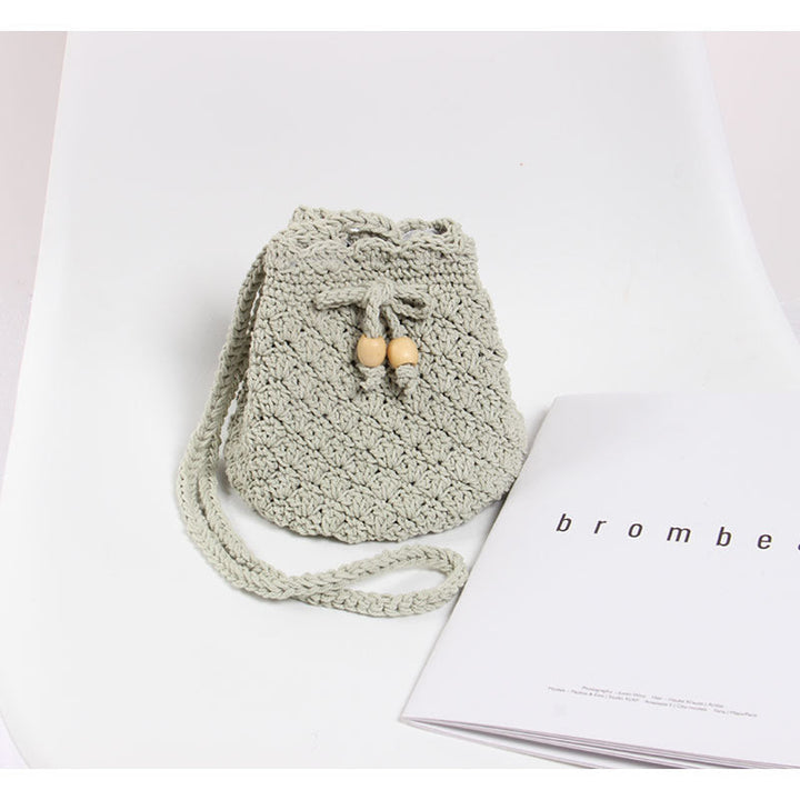 Hand-knotted Shoulder Bag in Modern Boho Style Kalsten