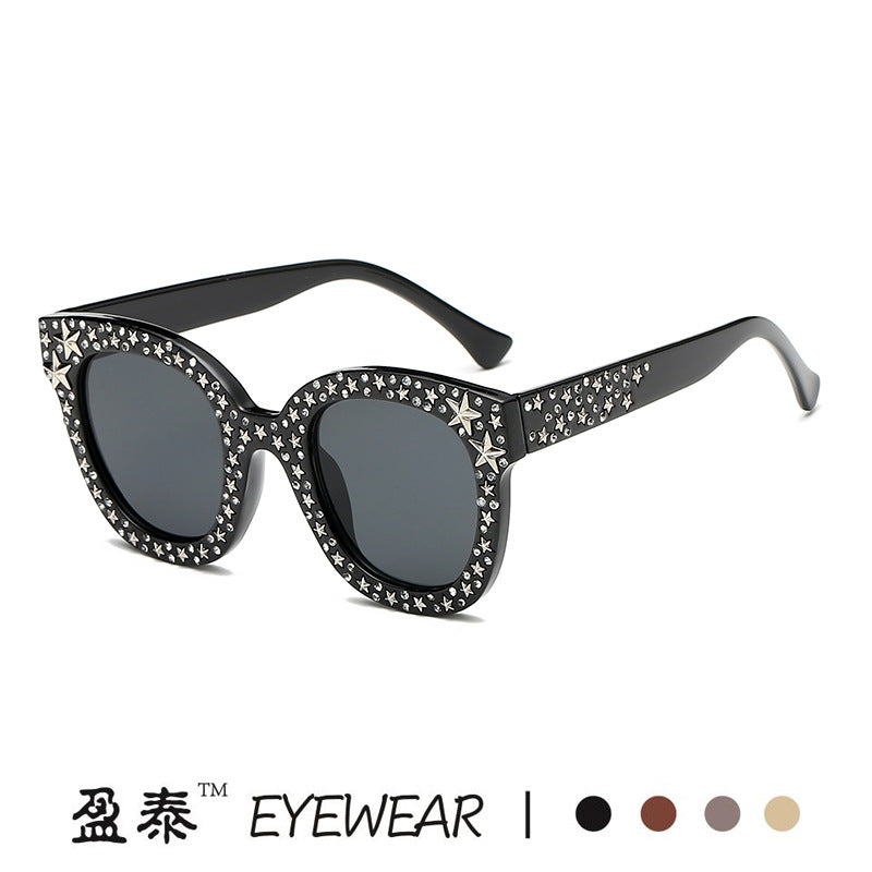 Ladies extravagant Cat-Eye sunglasses with dazzling rhinestone embellishments Kalsten
