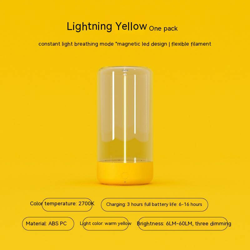 New LED Camping Light Type-c Rechargeable Portable Night Light With High Transparency And Anti Drop Creative Atmosphere Light | Kalsten