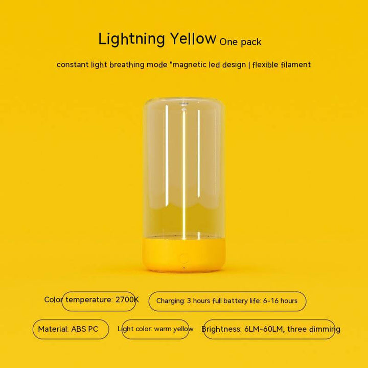 New LED Camping Light Type-c Rechargeable Portable Night Light With High Transparency And Anti Drop Creative Atmosphere Light | Kalsten