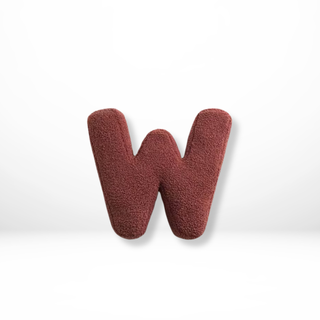Kalsten | Velvet Alphabet Decorative Cushion With Letters A To Z