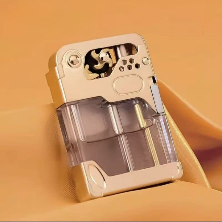 Clear Tank Metal Kerosene Lighter | Kalsten