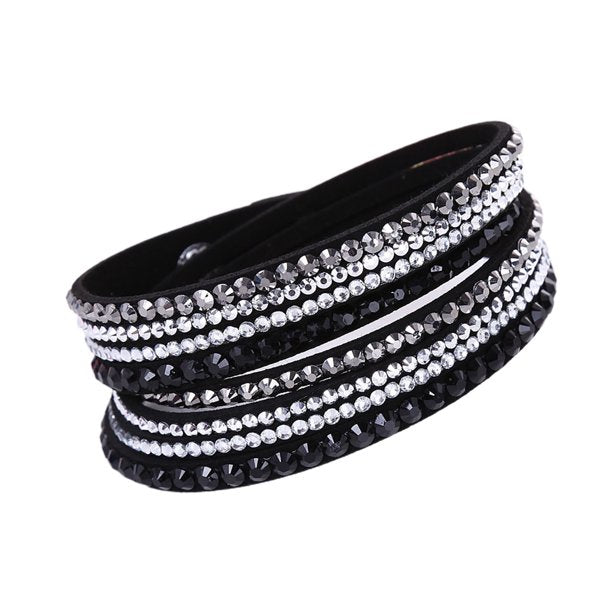 Skanto | Layered Women's Bracelet Rhinestone Jewelry