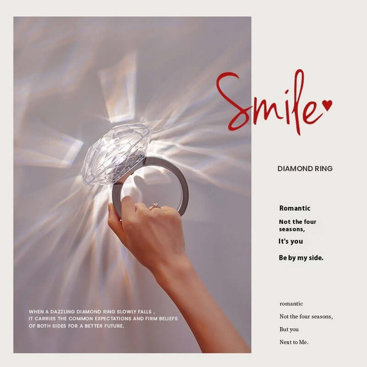 Diamond Ring Small Night Lamp Creative Decoration | Kalsten