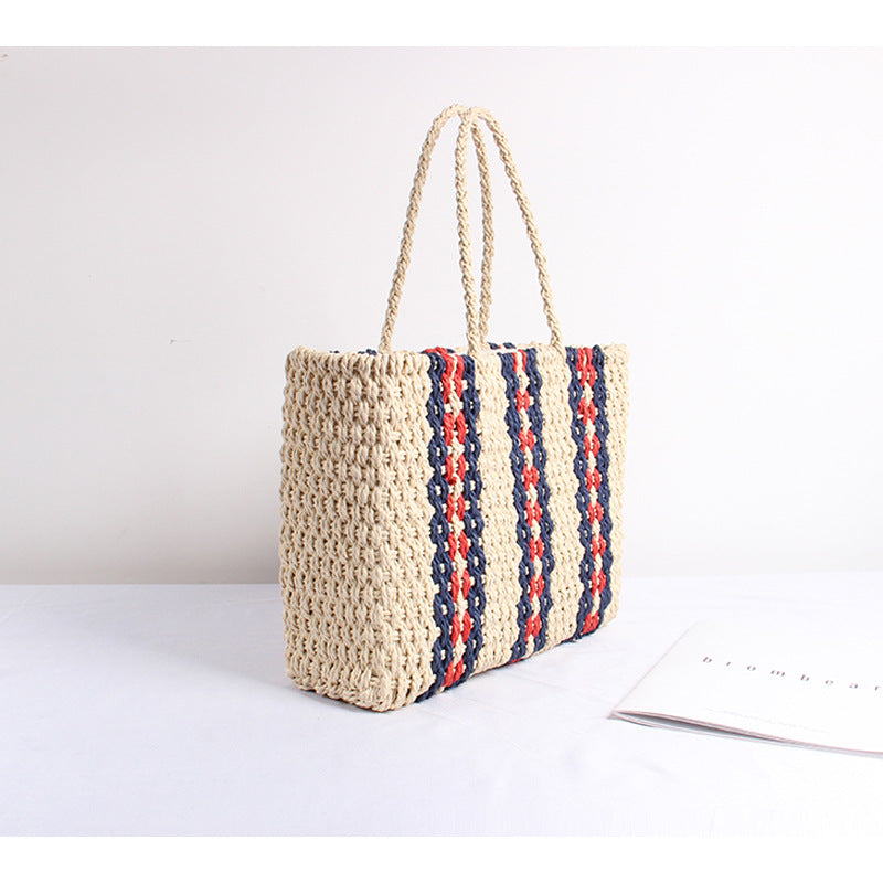 Spacious Braided Shopping Bag Kalsten