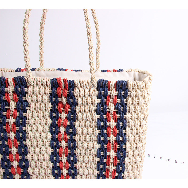 Spacious Braided Shopping Bag Kalsten