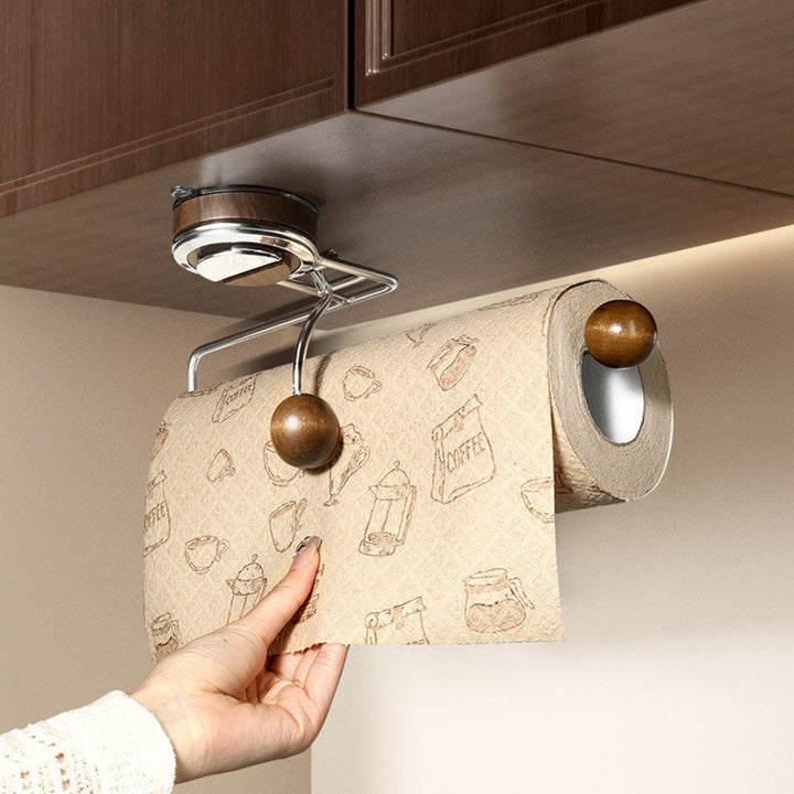 KeukenGrip Roll holder stainless steel paper towel holder with suction cup | Kalsten