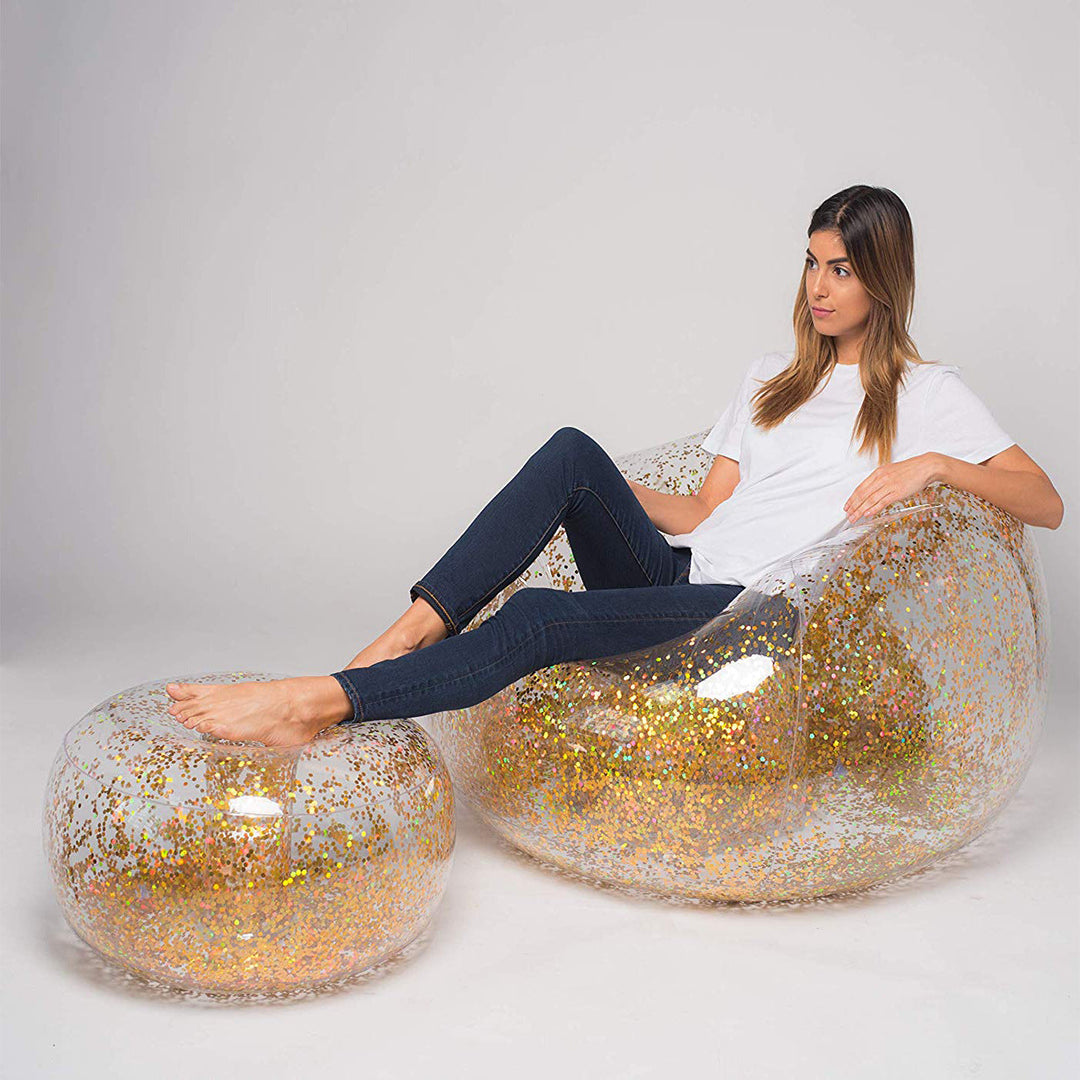 Unisex Inflatable Seating Area with Glitter Kalsten