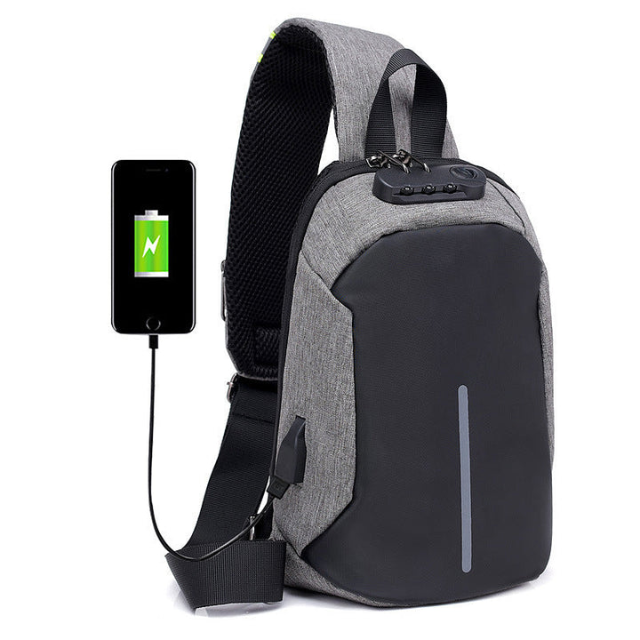 Anti-Theft Sling Backpack with USB Charging Port Kalsten