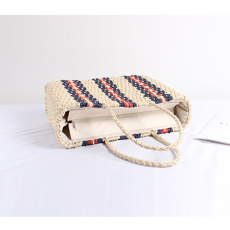 Spacious Braided Shopping Bag Kalsten