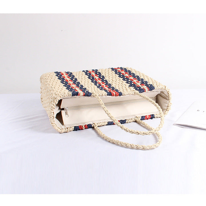 Spacious Braided Shopping Bag Kalsten