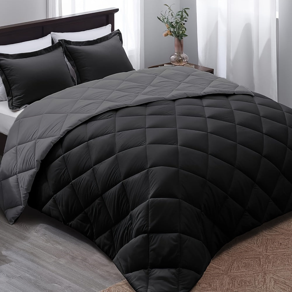 Luxury Seasonal Duvet with Reversible Design and Microfiber Filling Kalsten