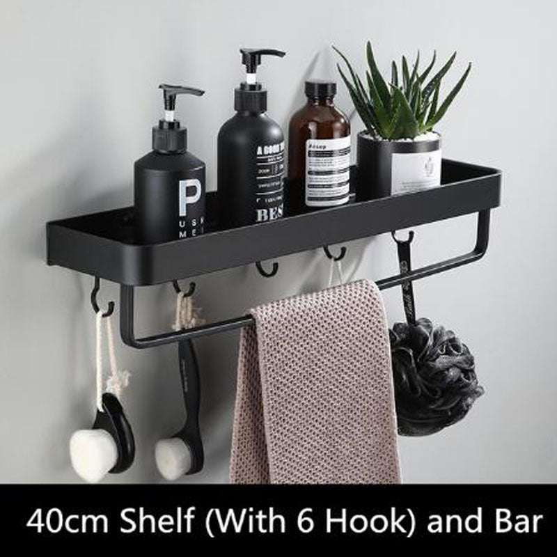 Skanto | AluSpace - Black Space Aluminum Wall Shelf