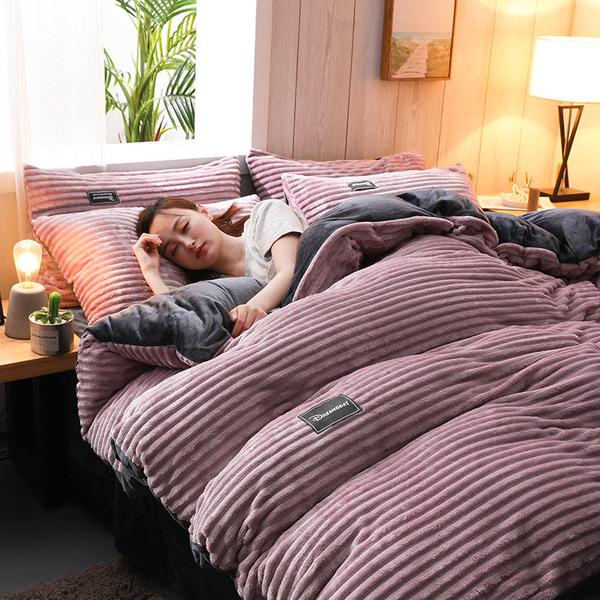Skanto | Thick Corduroy Velvet Bedding Set