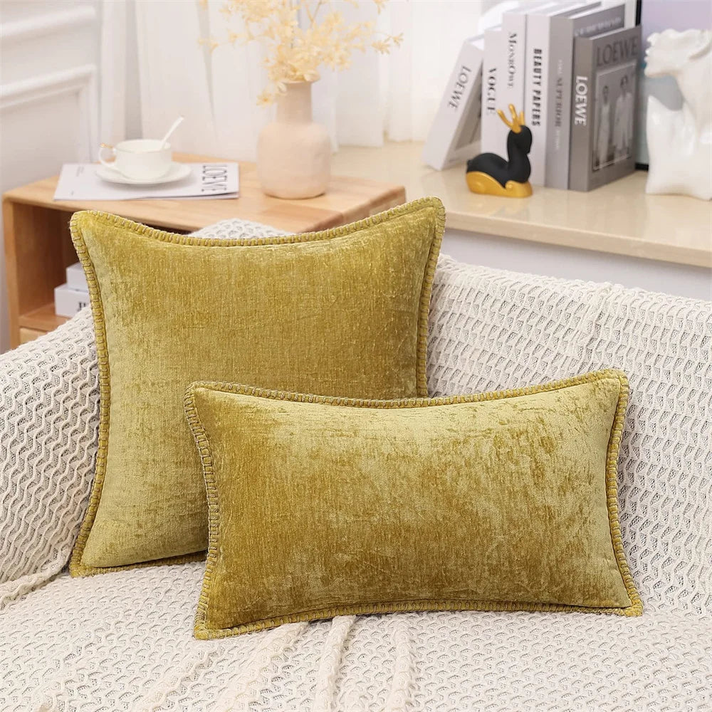 Chenille Velvet Cushion Cover