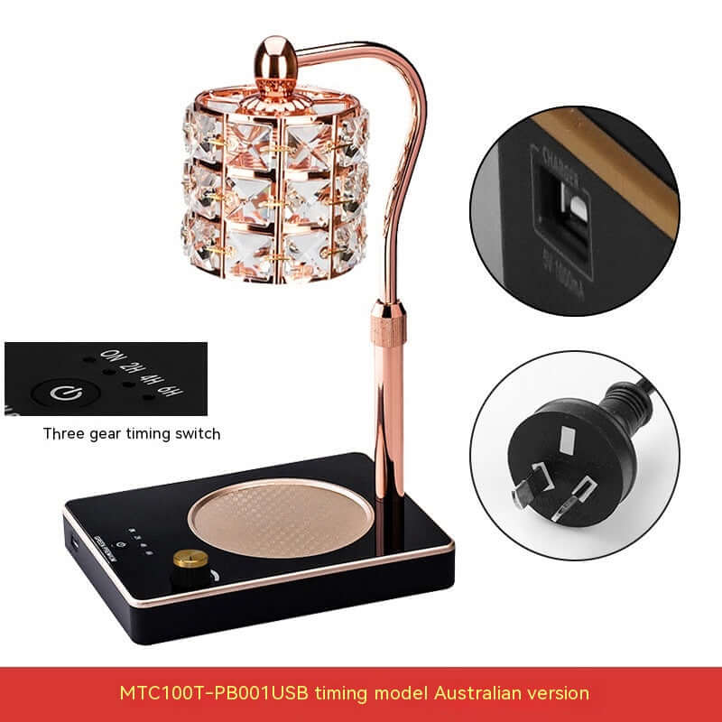 Korean-style Aromatherapy Wax Melting Lamp Adjustable Up And Down | Kalsten