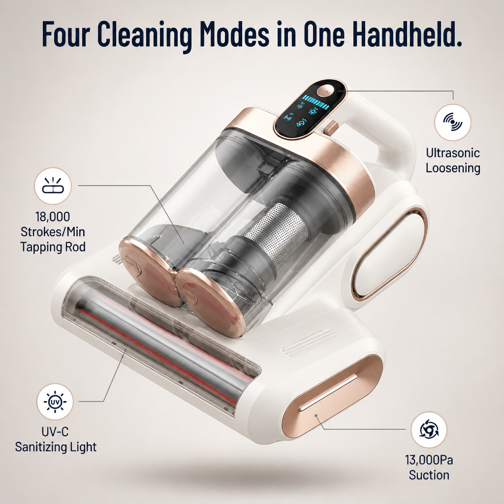 Wireless Mattress Cleaner with UV-C | Kalsten