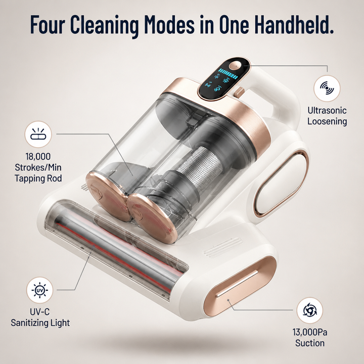 Wireless Mattress Cleaner with UV-C | Kalsten