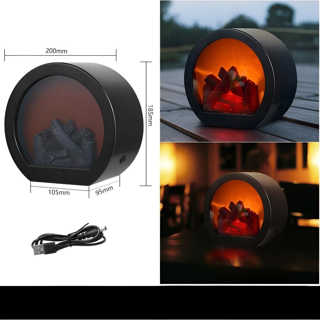 RadiantFlame LED Lantern – Realistic Flame Table Lamp for Cosy Ambient Lighting | Kalsten