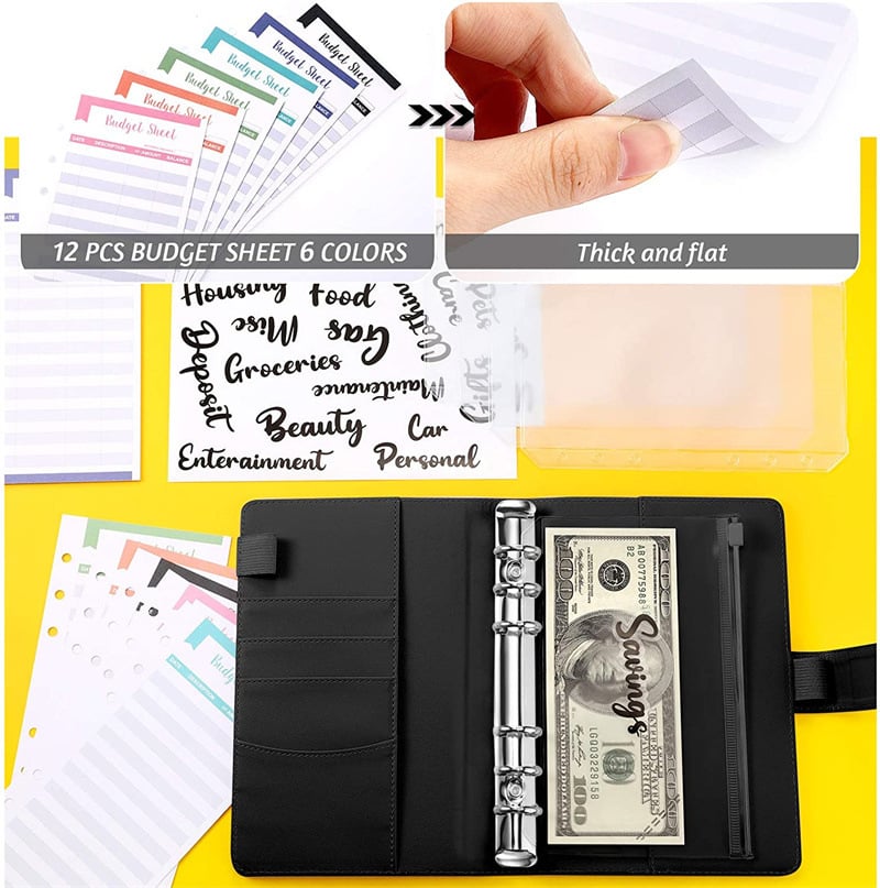 Kalsten | Budget Binder Book With Cash Envelopes