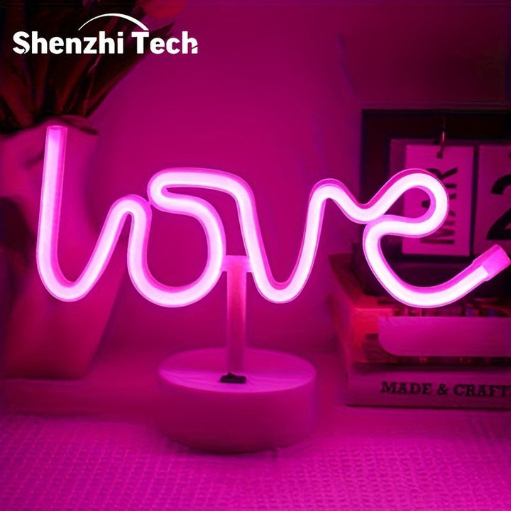 NeonLove Lamp – Illuminated Neon Table Lamp for Parties Kalsten