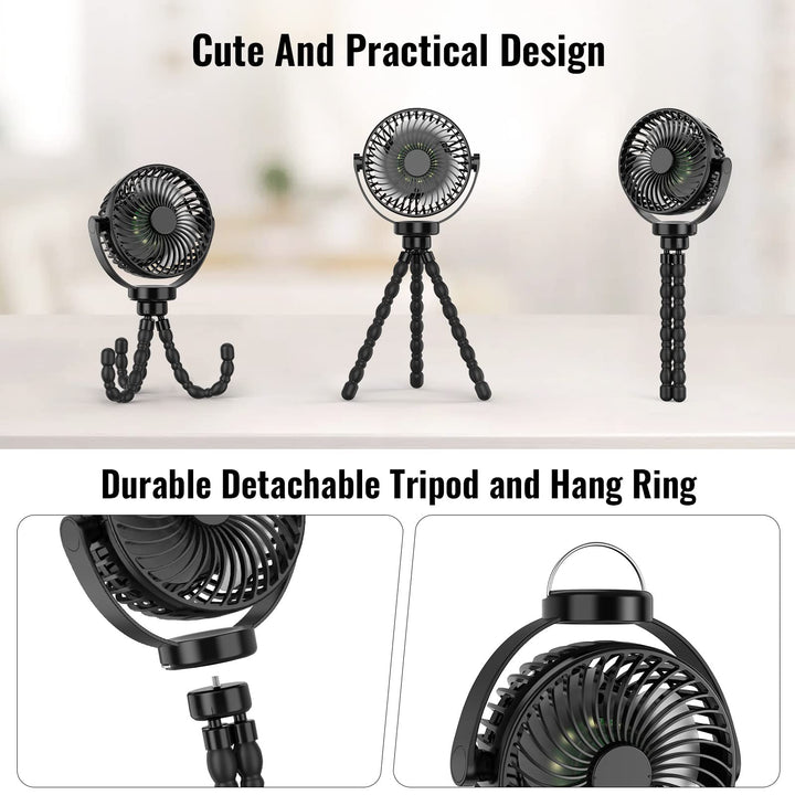 Portable Stroller Fan with 8000mAh Battery | Kalsten