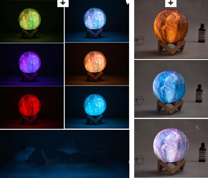 3D Printing Lunar Light Painting Creative Gift Night Light | Kalsten