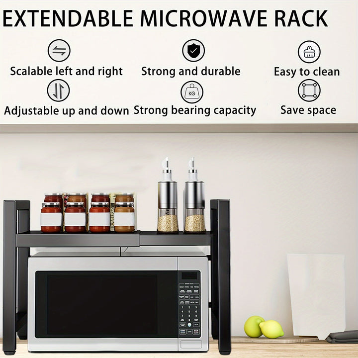 Expandable Microwave Shelf 2 Levels | Kalsten