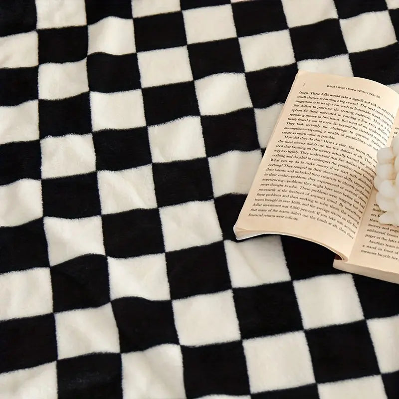 Kalsten | Classic Check Blanket – Soft and Warm Blanket for Sofa and Bedroom