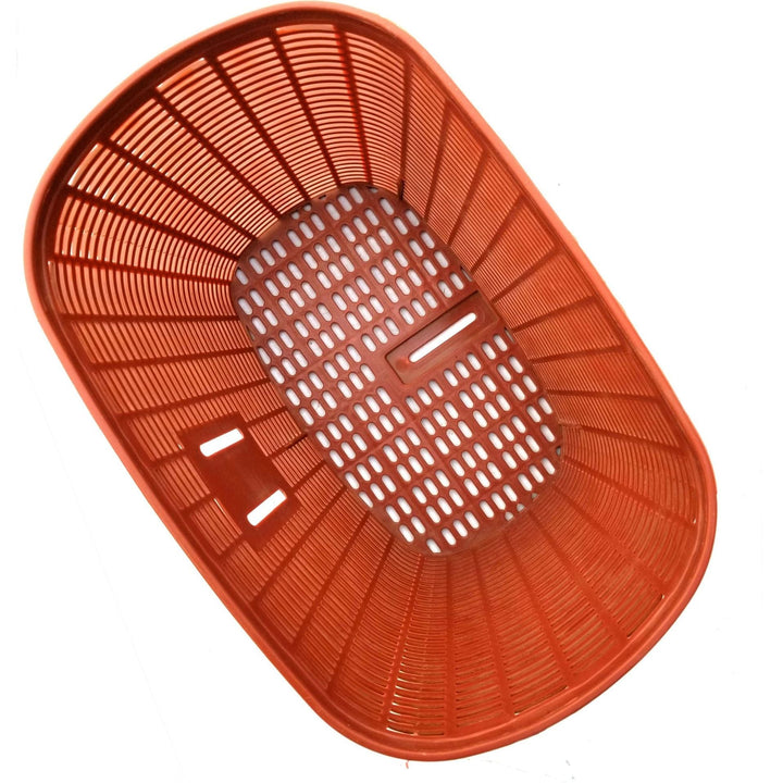 durable ventilated plastic laundry hamper with woven grid design Kalsten