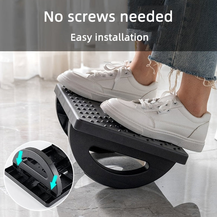 Ergonomic Footrest with Adjustable Surface – Nonslip and Ready to Use | Kalsten
