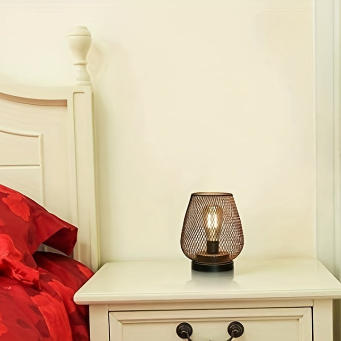 AuroraMesh Table Lamp Set – Industrial Style with Warm Ambient Lighting | Kalsten