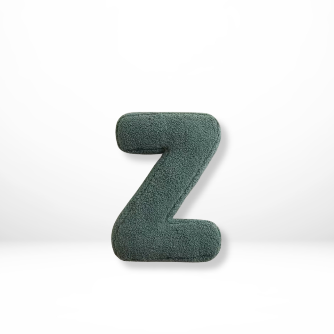 Kalsten | Velvet Alphabet Decorative Cushion With Letters A To Z