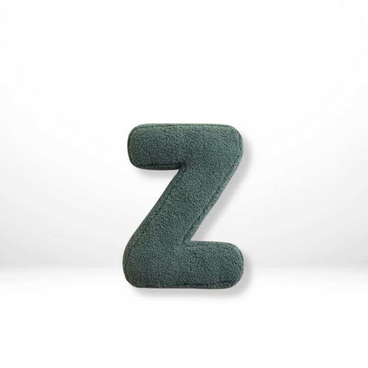 Kalsten | Velvet Alphabet Decorative Cushion With Letters A To Z