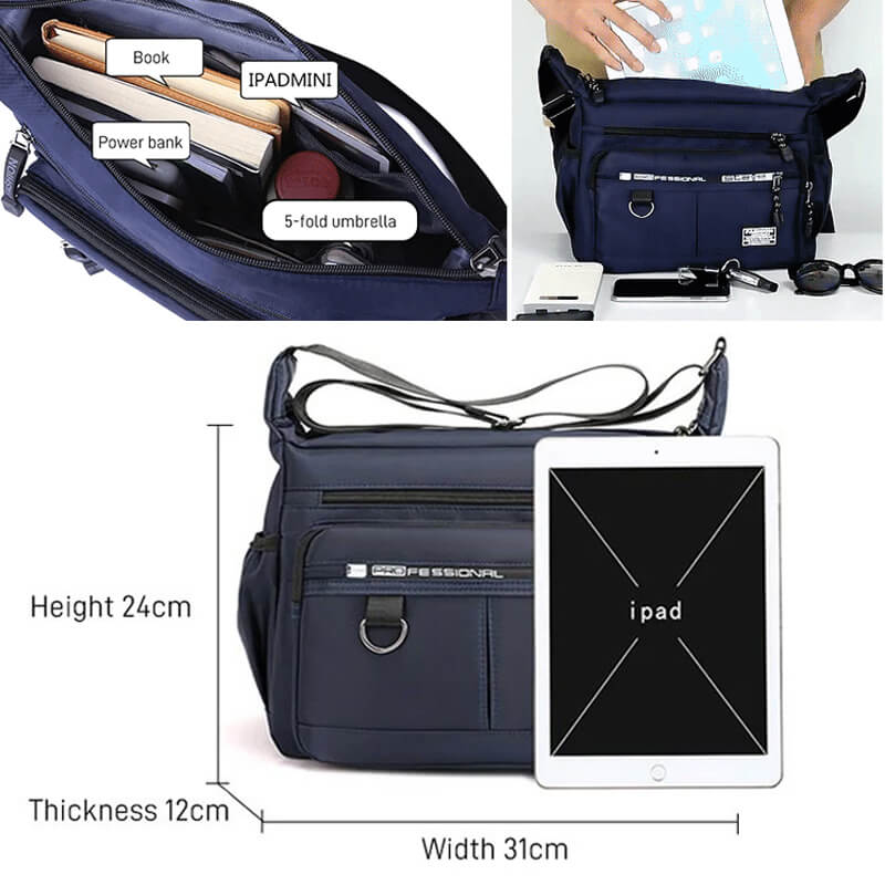 Kalsten | Light waterproof shoulder bag with large capacity
