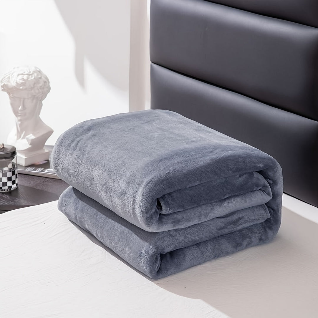 Gray Flannel Blanket: Luxury Comfort for Every Season Kalsten