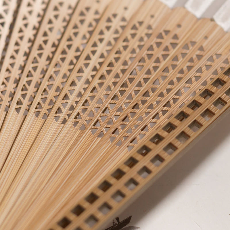 Kalsten | Hand fan made of bamboo silk