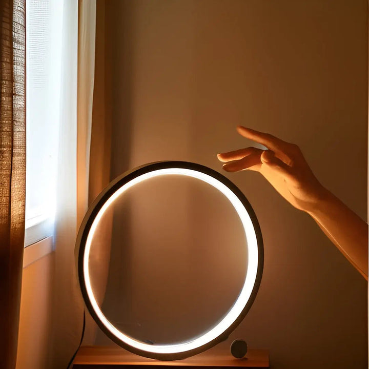 Halo Glo Table Lamp: Elegant LED Lighting With Touch Control Kalsten