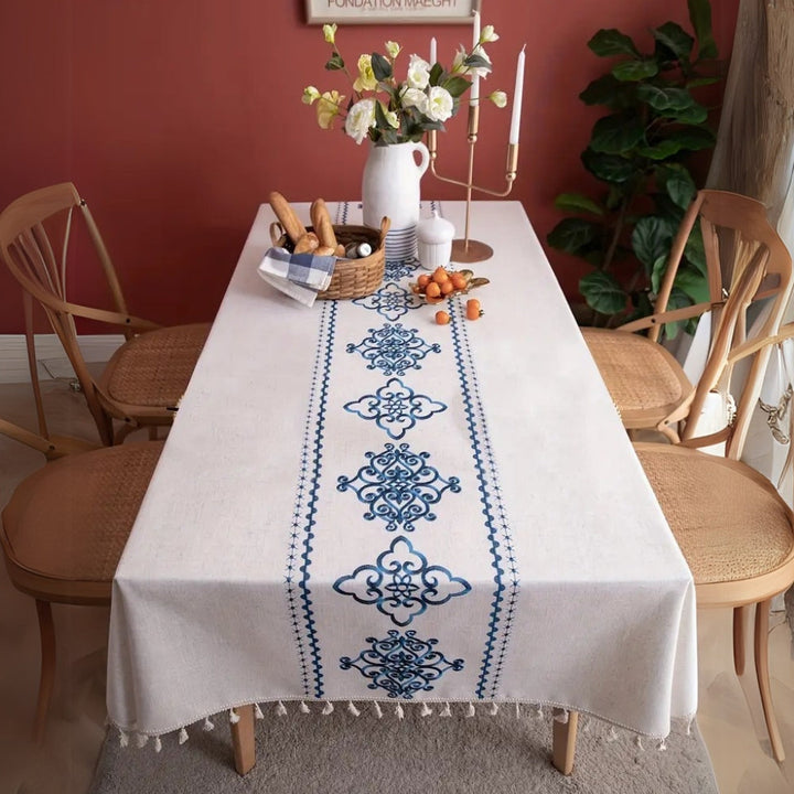 Kalsten | Sorella Luxe Embroidered Tablecloth