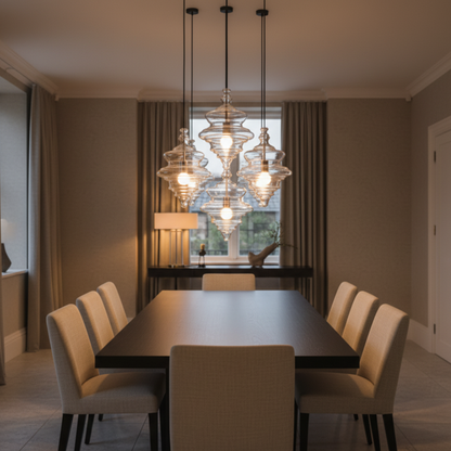 La Toupie Hand-Blown Glass Pendant Light