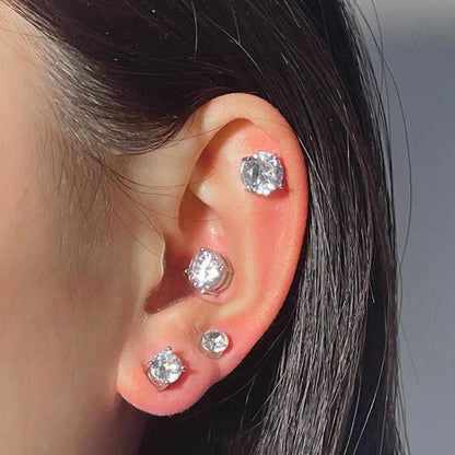 Skanto | Magnetic Zircon Stud Ear Clip