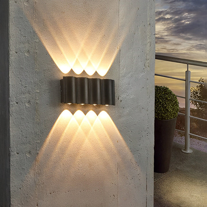 Creative Wave Up and Down Light LED Waterproof Modern Wall Washer Light | Kalsten