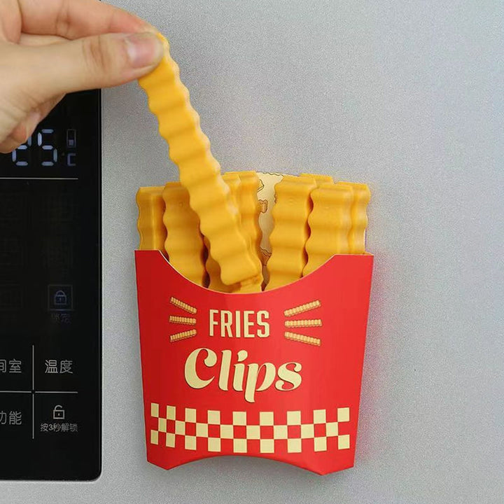 Funny magnetic French fries food closure clip | Kalsten