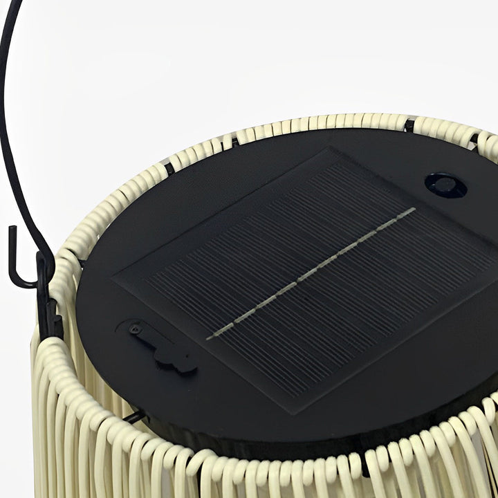 Portable Waterproof Handmade Rattan LED Modern Solar Outdoor Lanterns | Kalsten