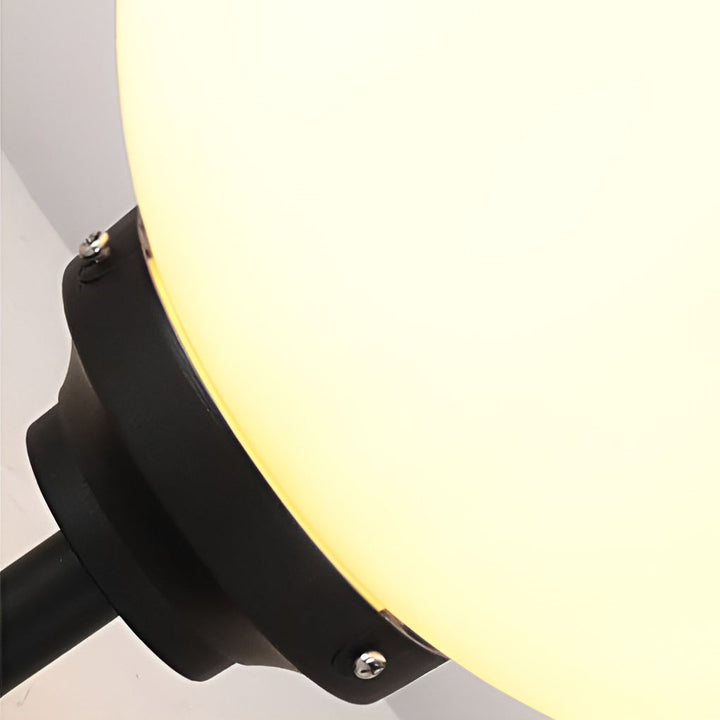 Round Three Step Dimming LED Modern Solar Wall Lights Outdoor Wall Lamp | Kalsten