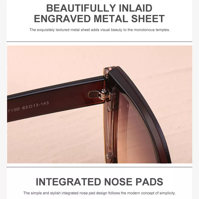 Billie Retro Sunglasses | Square & Trendy | Kalsten
