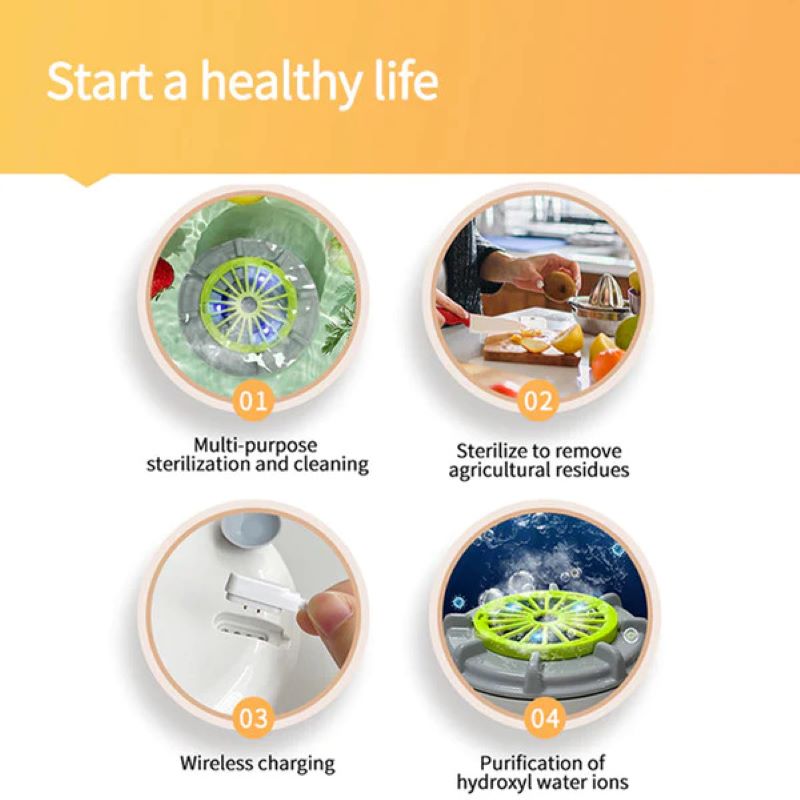 Kalsten | High-efficiency portable fruit and vegetable washing machine